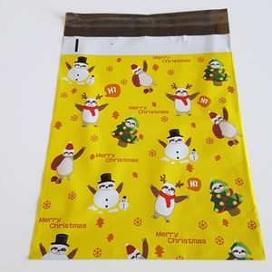 🎅🏼10 pcs Merry Christmas Poly Mailers 10"x13" inches